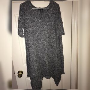 Sweater material dress